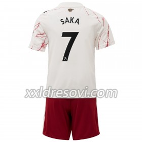 Arsenal Saka 7 Drugi Dječji Komplet Dresovi za Nogomet 2020-2021 (+ kratke hlače)